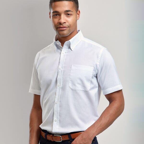 Premier Signature Short Sleeve Oxford Shirt.. Thumbnail