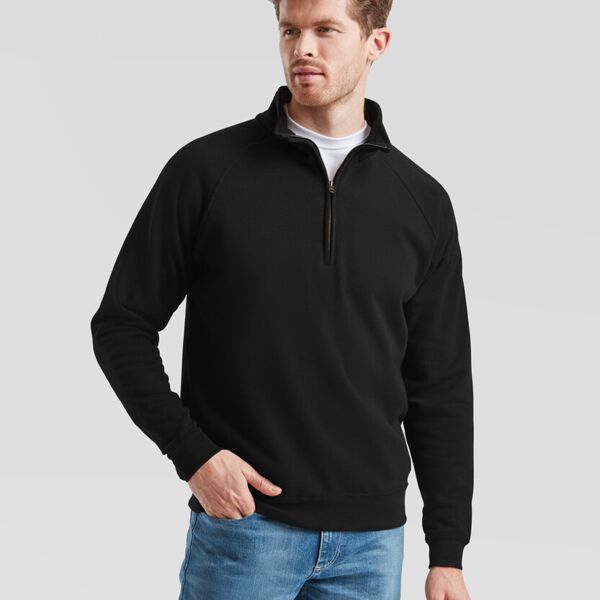 CLASSIC 80/20 zip neck sweat Thumbnail