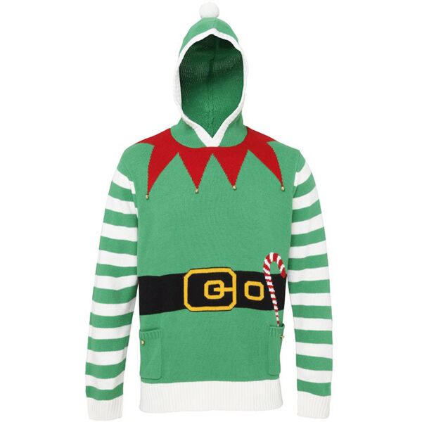 Elf 3D Adults Christmas Jumper (With Hood) - Elite Custom Clothing Thumbnail