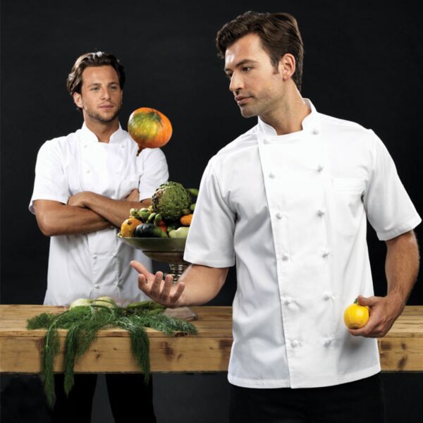 'Ambassador' short sleeve chef's jacket - Oundle Thumbnail